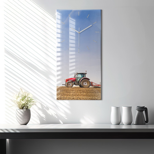 Orologio verticale Contadino su un trattore