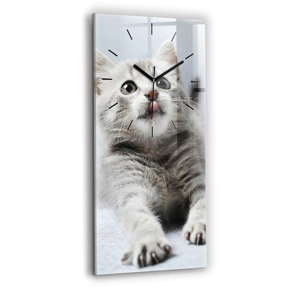Orologio verticale Gatto sul divano