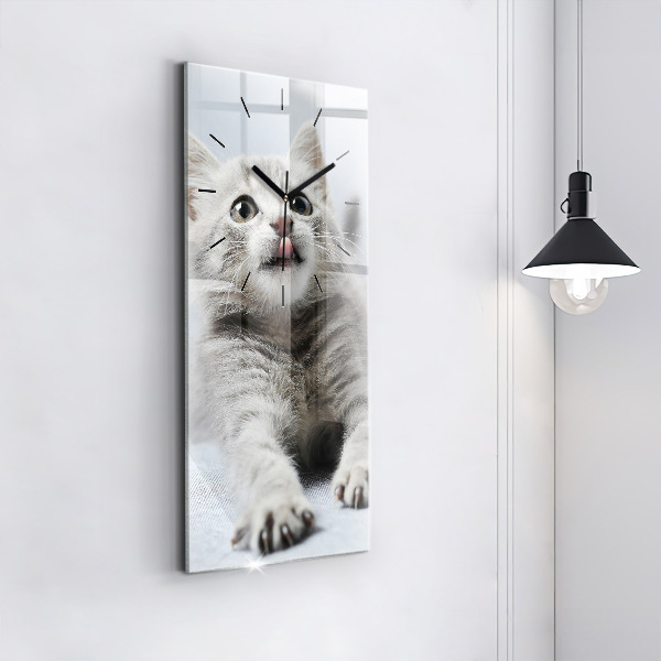 Orologio verticale Gatto sul divano