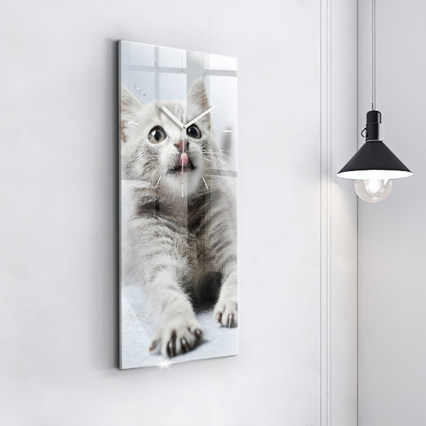 Orologio verticale Gatto sul divano