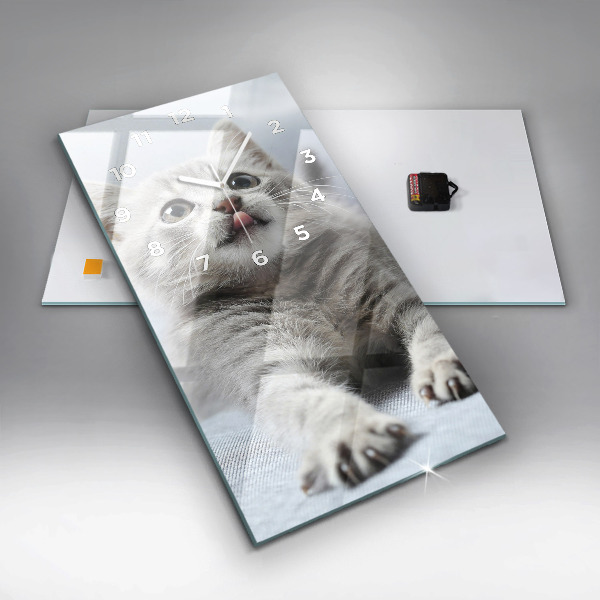 Orologio verticale Gatto sul divano