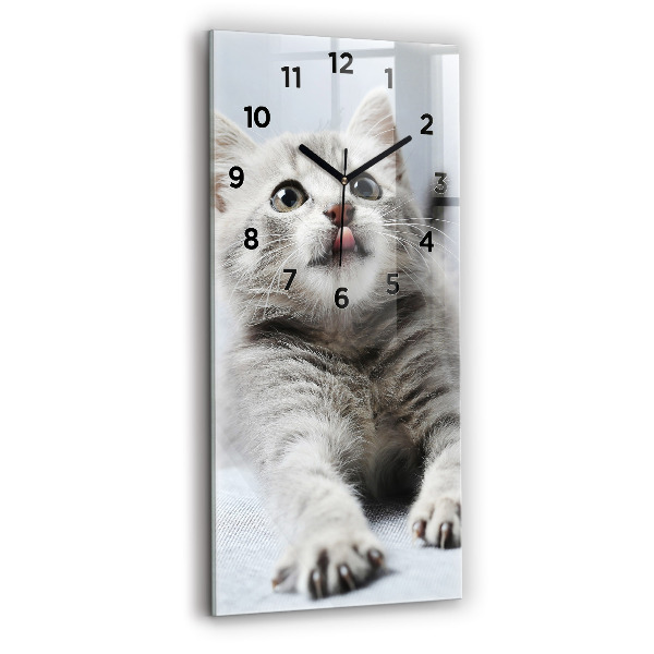 Orologio verticale Gatto sul divano