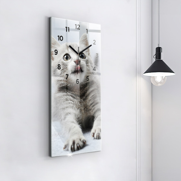 Orologio verticale Gatto sul divano