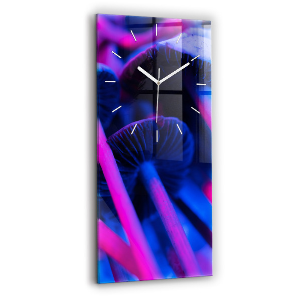 Orologio verticale Funghi magici colorati