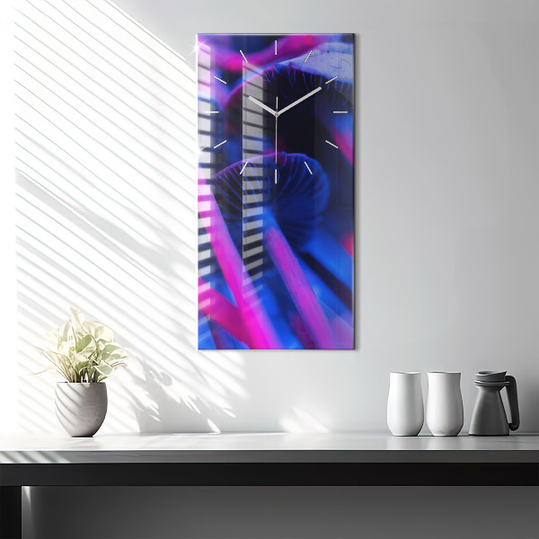 Orologio verticale Funghi magici colorati