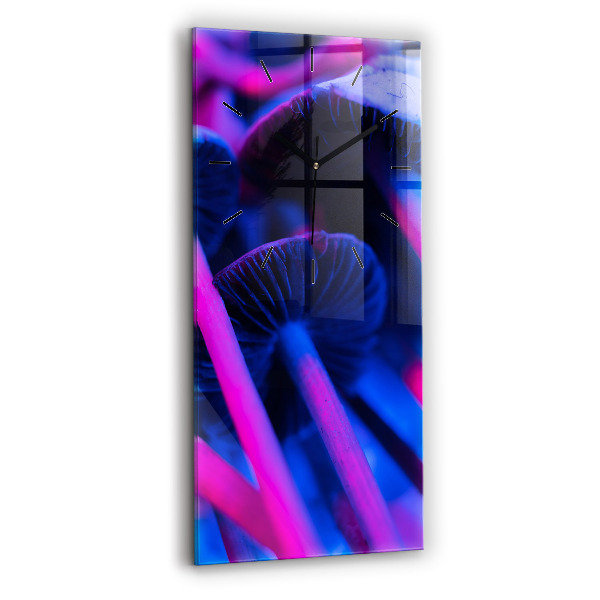Orologio verticale Funghi magici colorati