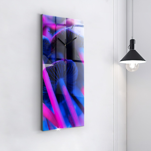 Orologio verticale Funghi magici colorati