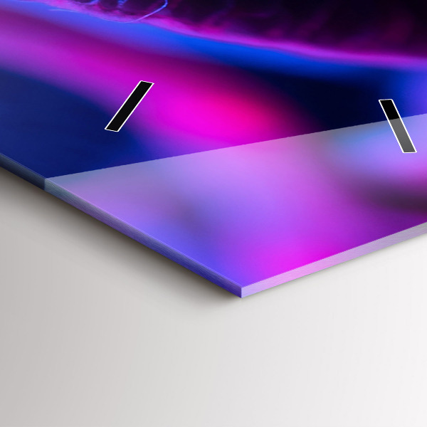 Orologio verticale Funghi magici colorati