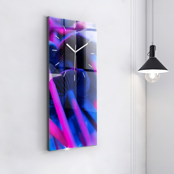 Orologio verticale Funghi magici colorati