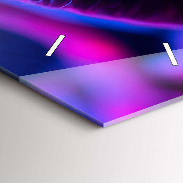 Orologio verticale Funghi magici colorati