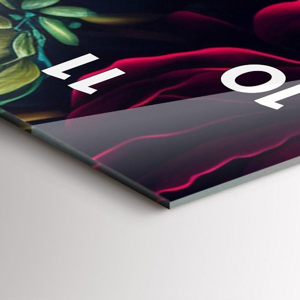 Orologio verticale Mazzo di fiori d'epoca