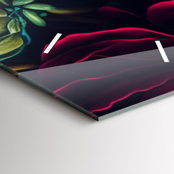 Orologio verticale Mazzo di fiori d'epoca