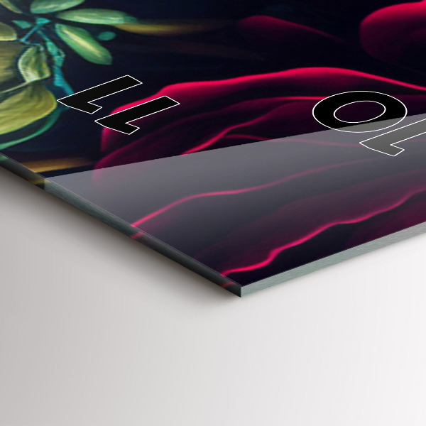 Orologio verticale Mazzo di fiori d'epoca