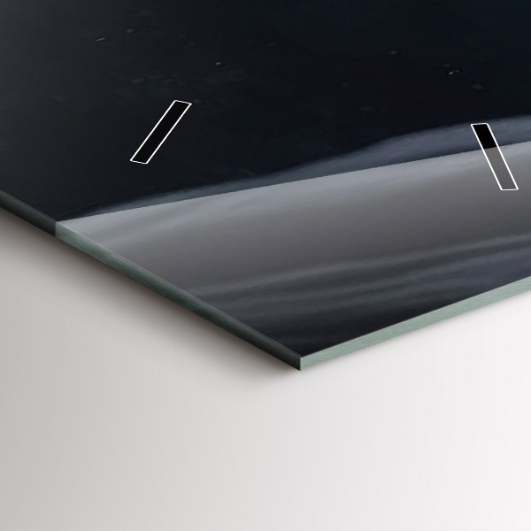 Orologio verticale Uomo davanti alla luna