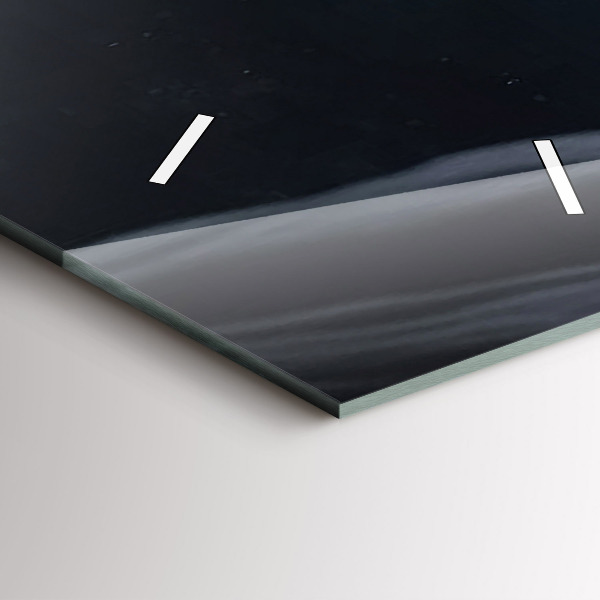 Orologio verticale Uomo davanti alla luna