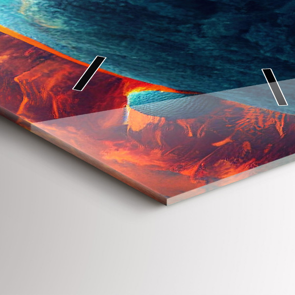 Orologio verticale Mondo futuristico