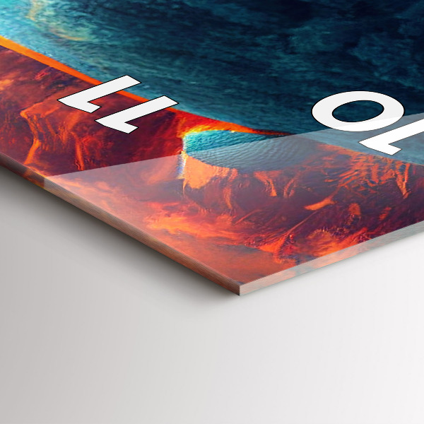 Orologio verticale Mondo futuristico