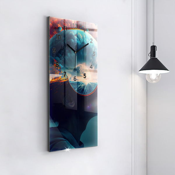 Orologio verticale Mondo futuristico