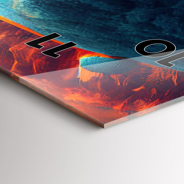 Orologio verticale Mondo futuristico