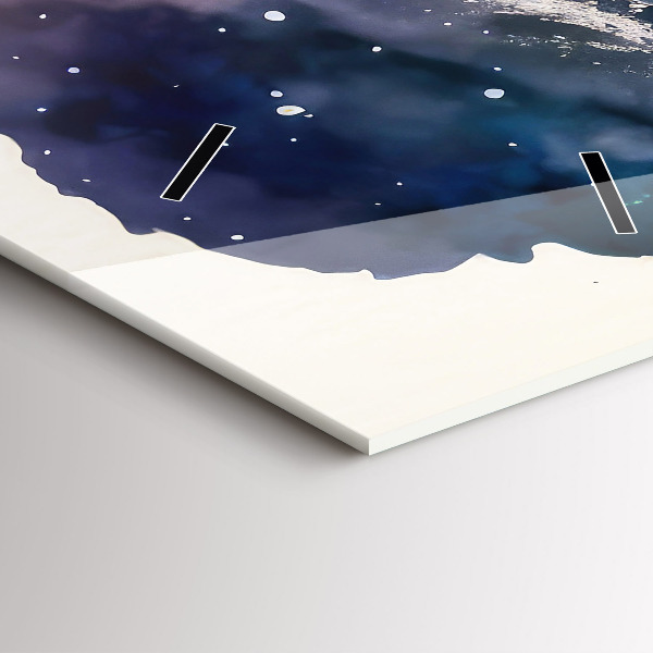 Orologio verticale in vetro Stile di vita meditativo