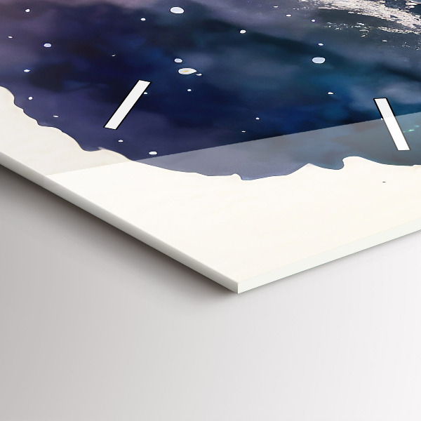 Orologio verticale in vetro Stile di vita meditativo