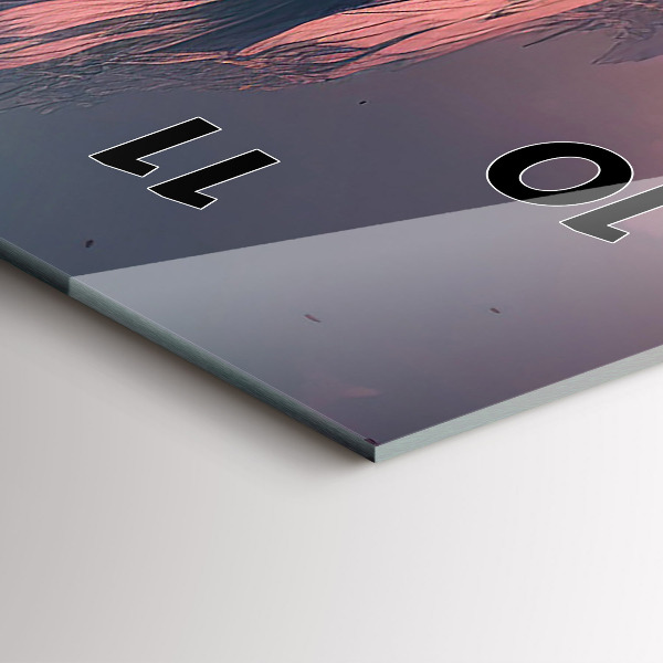 Orologio verticale Foresta e montagne magiche