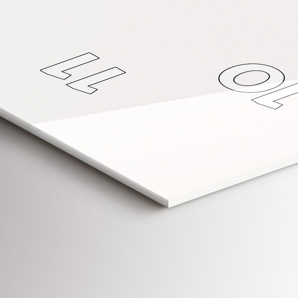 Orologio verticale in vetro Paesaggio della cascata Islanda