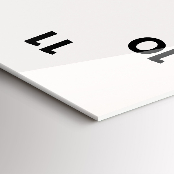 Orologio verticale in vetro Paesaggio della cascata Islanda