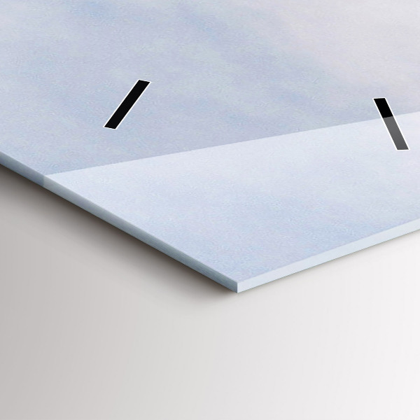 Orologio verticale in vetro Veicolo nel deserto della Kamchatka