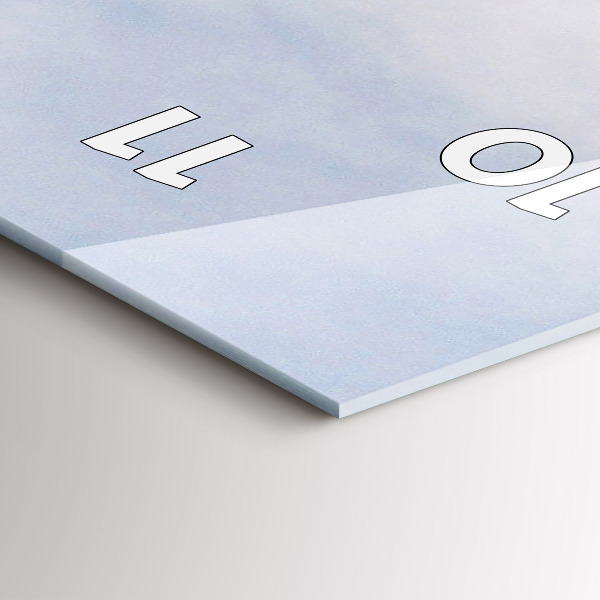 Orologio verticale in vetro Veicolo nel deserto della Kamchatka