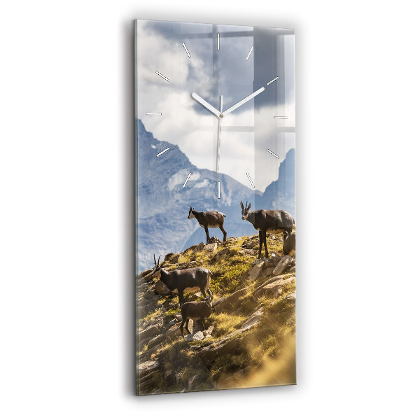 Orologio verticale in vetro Capra in Valle d'Aosta