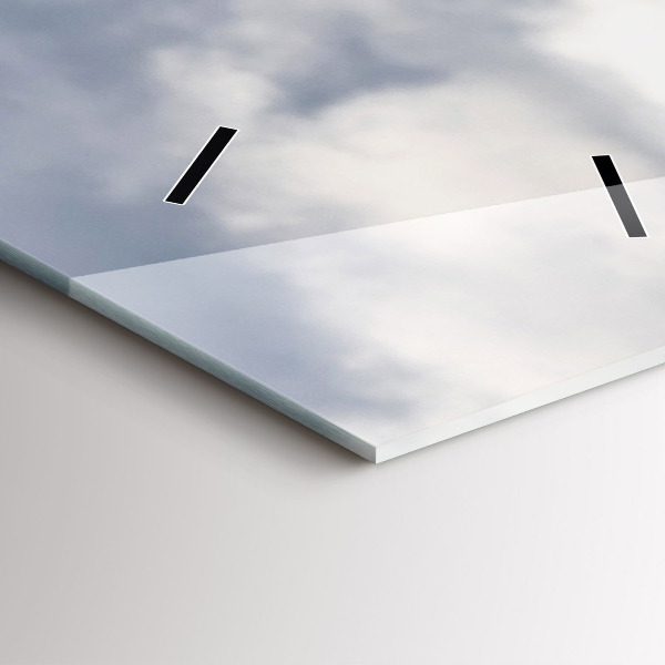 Orologio verticale in vetro Capra in Valle d'Aosta