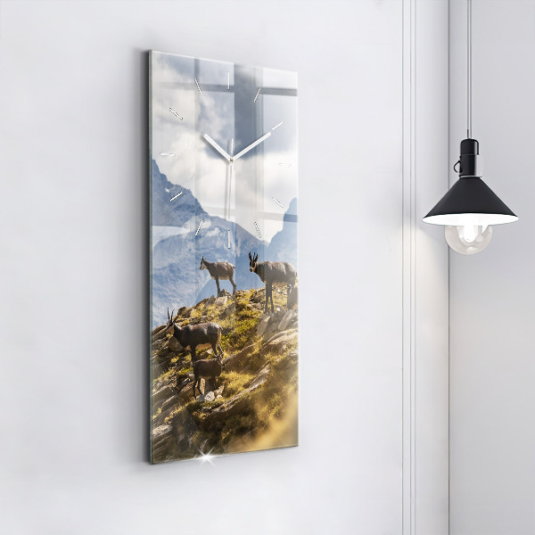 Orologio verticale in vetro Capra in Valle d'Aosta