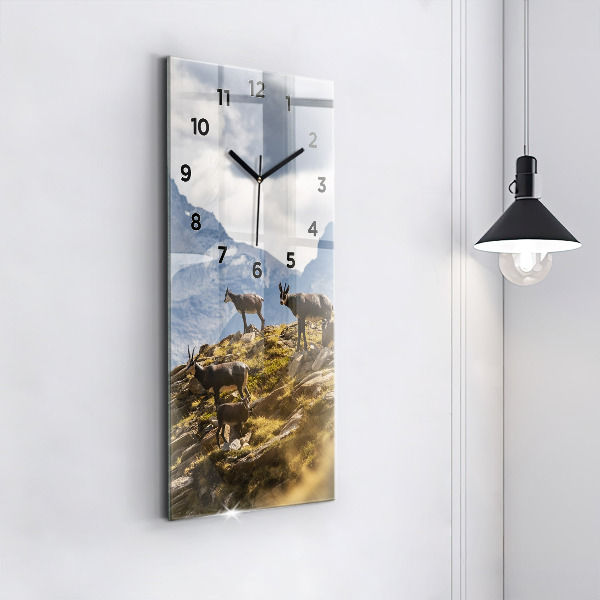 Orologio verticale in vetro Capra in Valle d'Aosta