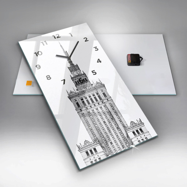 Orologio verticale Palazzo della Cultura e della Scienza