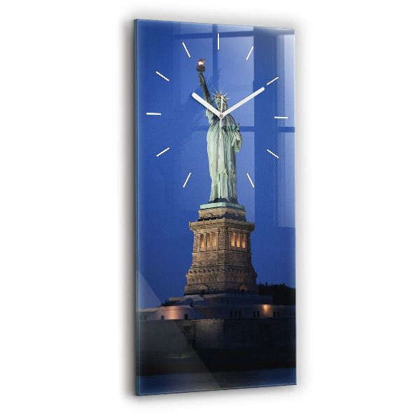 Orologio verticale in vetro Statua della Libertà New York