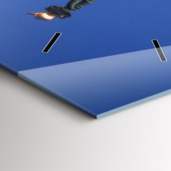 Orologio verticale in vetro Statua della Libertà New York