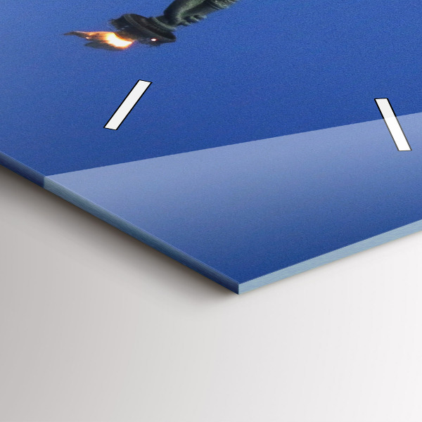 Orologio verticale in vetro Statua della Libertà New York