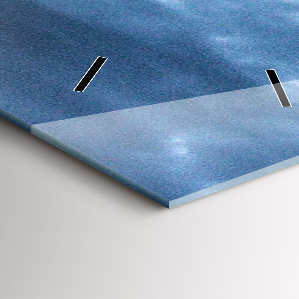 Orologio verticale in vetro Panorama di New York