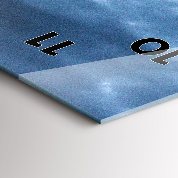 Orologio verticale in vetro Panorama di New York