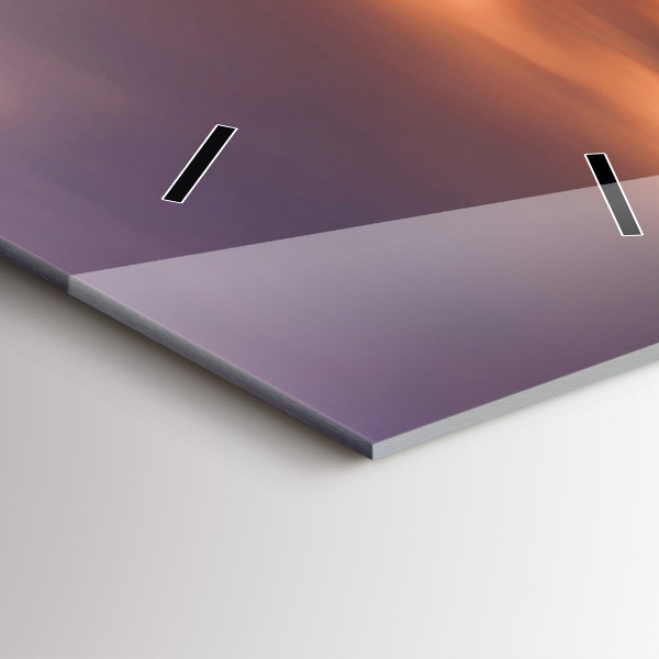 Orologio verticale in vetro Panorama della città ovest