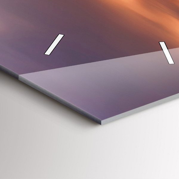 Orologio verticale in vetro Panorama della città ovest