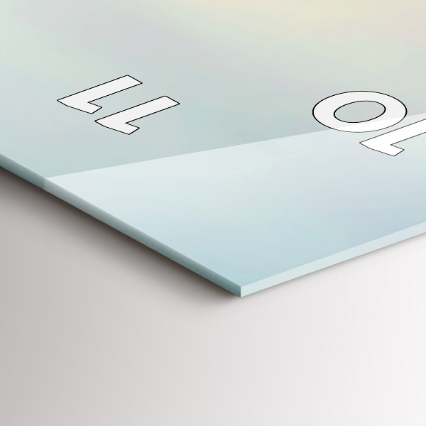 Orologio verticale in vetro Panorama del Big Ben di Londra