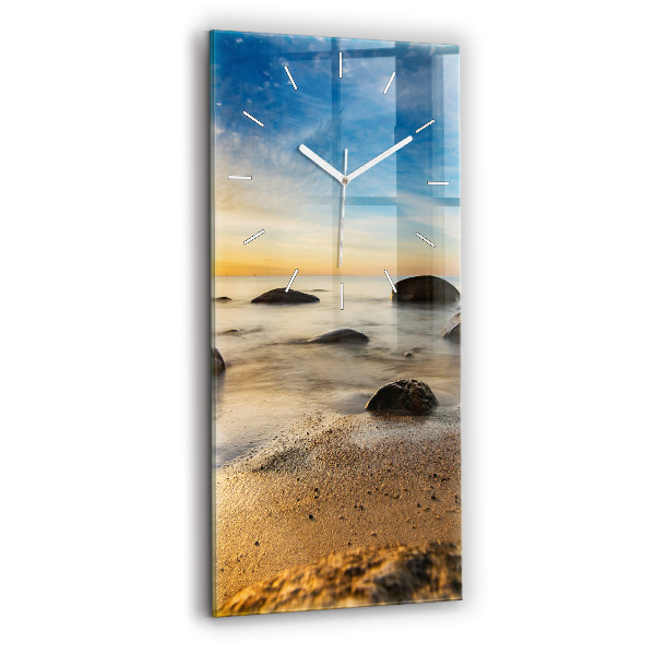 Orologio verticale Alba sul Mar Baltico