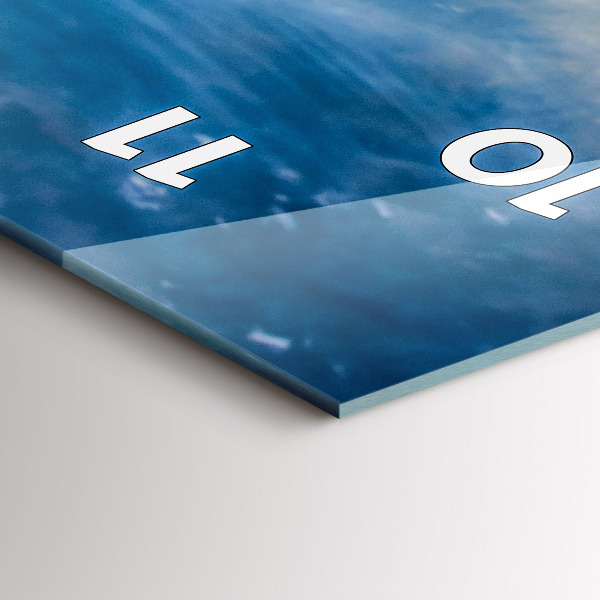 Orologio verticale Alba sul Mar Baltico