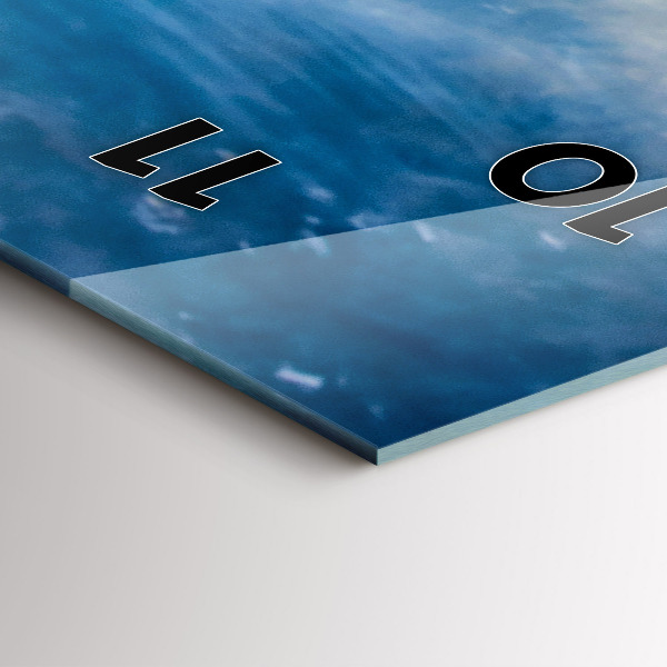 Orologio verticale Alba sul Mar Baltico