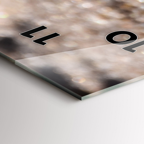 Orologio verticale Conchiglie sulla spiaggia