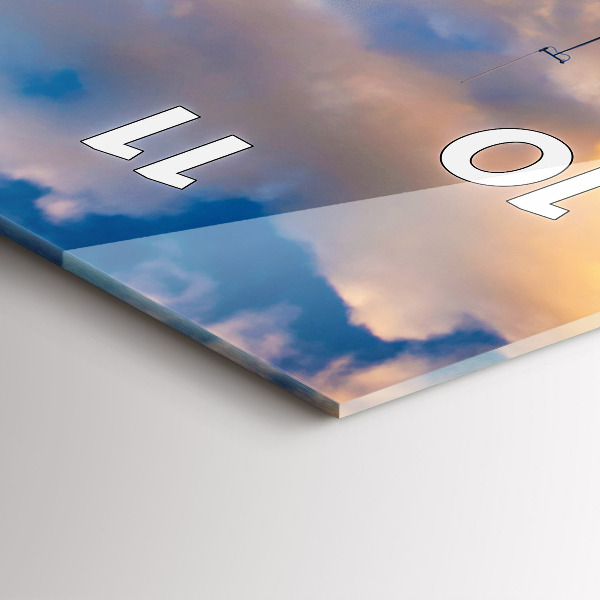 Orologio verticale Il Faro e il Mar Baltico