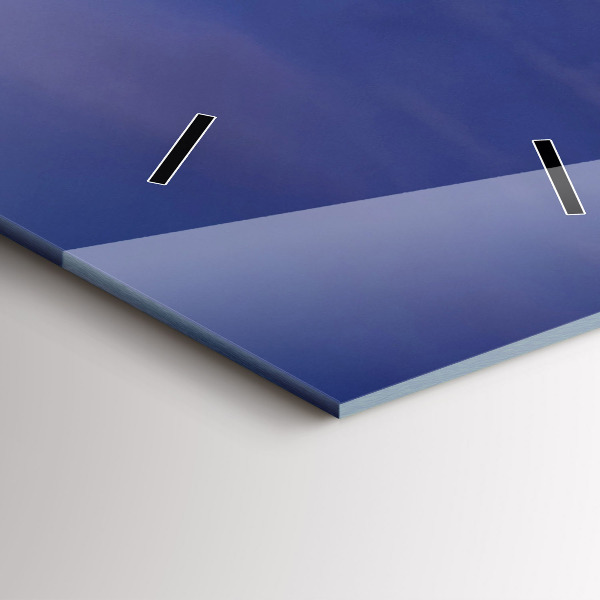 Orologio verticale in vetro Molo sul Mar Baltico