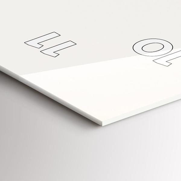 Orologio verticale in vetro Il faro e il mare